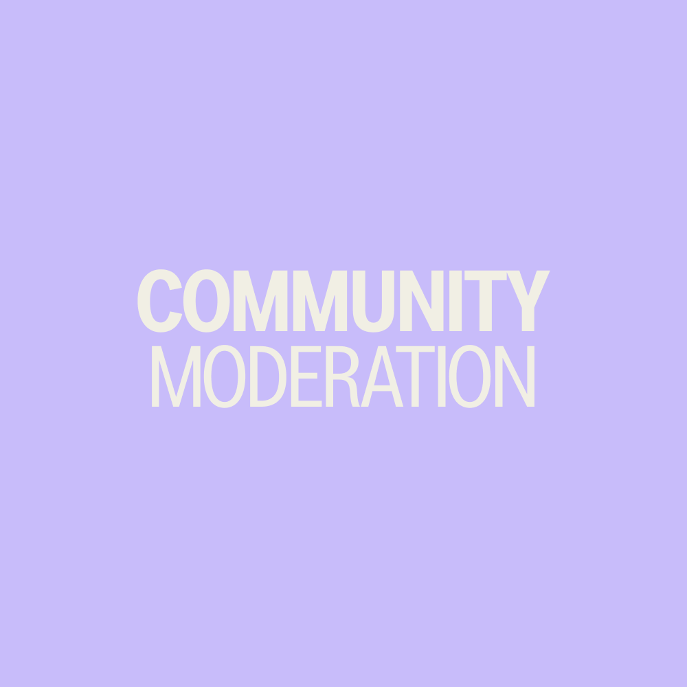 On Community Moderation