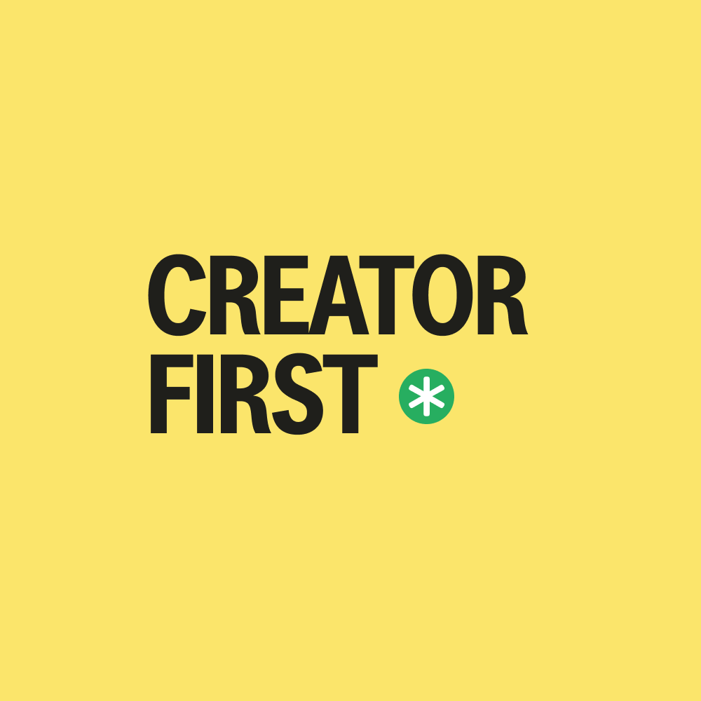 The “Creator First” Accelerator Program