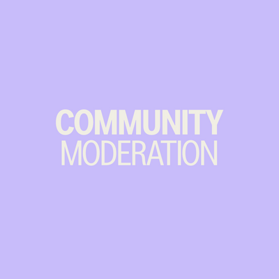 On Community Moderation